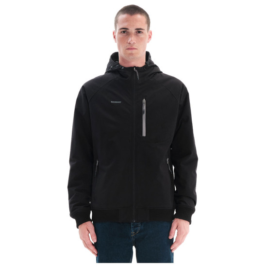 Basehit Ανδρικό μπουφάν Men's Soft Shell Ribbed Jacket with Hood